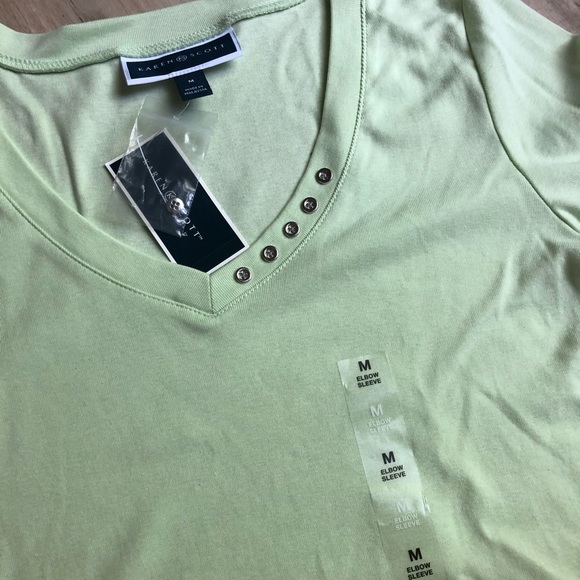 Karen Scott tee.NWT - Picture 3 of 6